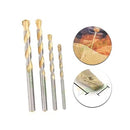 Jogo Brocas Para Concretos Haste Cilíndrica Golden Line 4 Peças Mtx