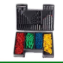 Jogo De Brocas Bits E Buchas Com 300 Peças Para Furadeira Parafusadeira