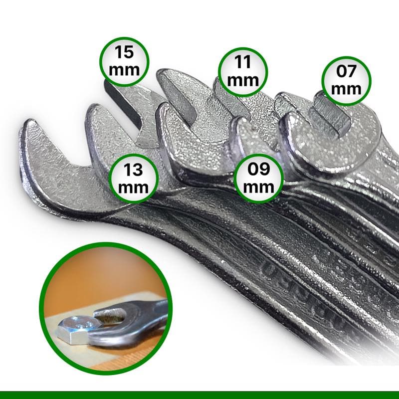 Jogo D CHAVE FIXA 6 A 15 MM 5 PEÇAS WESTERN Destak Ferramentas