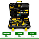 Jogo De Ferramentas Profissional Multiuso 156 Peças Com Maleta