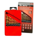 JOGO DE BROCA AR METAL 1,5 A 6,5 MTX - 13 PEÇAS Destak Ferramentas