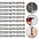 Kit 10 Brocas De Aço Rápido Para Metal Hss Polida 1mm Mtx