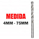 Kit 10 Brocas De Aço Rápido Para Metal Hss Polida 4mm Mtx