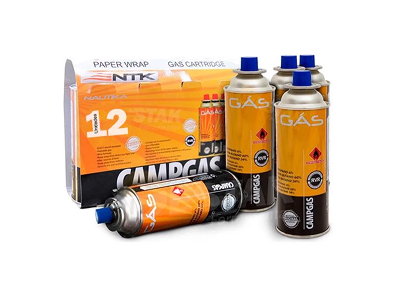 Kit 12Un Refil De Gas Butano Para Fogareiro E Maçarico 227g Ntk