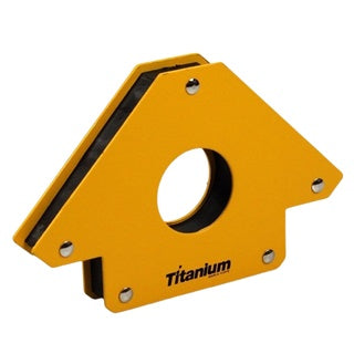 Kit 2 Esquadro Magnético Até 35 kg Serralheiro 3 Ângulos
