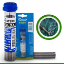 Kit 2 Tubos Estanho Solda 1,0mm Para Ferro De Solda 4 Metros Western