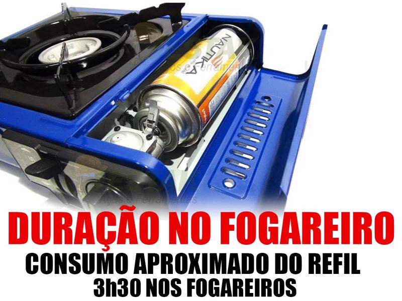 Kit 3 Latas Gás butano para maçaricos e fogões de camping 227g Titanium