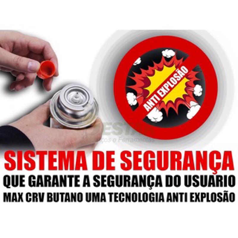 Kit 3 Latas Gás butano para maçaricos e fogões de camping 227g Titanium