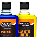 Kit 3x1 Auto Care Pretinho Líquido+Lava Auto+Silicone Gel