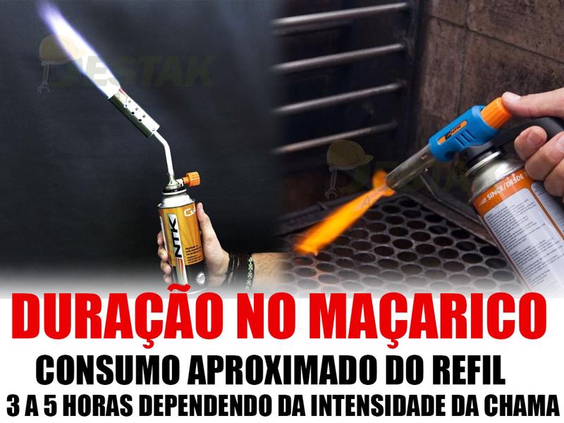 Kit 5 Latas Gás Butano Para Maçaricos E Fogões De Camping 227g Titanium