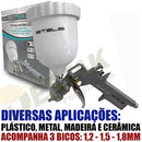 Kit 5 Peças Para Pintura Compressor Pneumático + Filtro De Ar