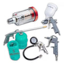 Kit 5 Peças Para Pintura Compressor Pneumático + Filtro De Ar