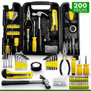 Kit Parafusadeira Elétrica 4.8v Com Kit Ferramenta 200 Peças