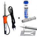 Kit Ferro De Solda Western Com Estanho Profissional 40W 200v Com Suporte Ferro