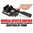 Kit Suporte Para Furadeira Com Morsa + 8 Disco 4.1/2 Titanium