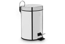 Lixeira Inox 3 Litros Com Pedal Cesto Balde Interno Removível Aço Inox