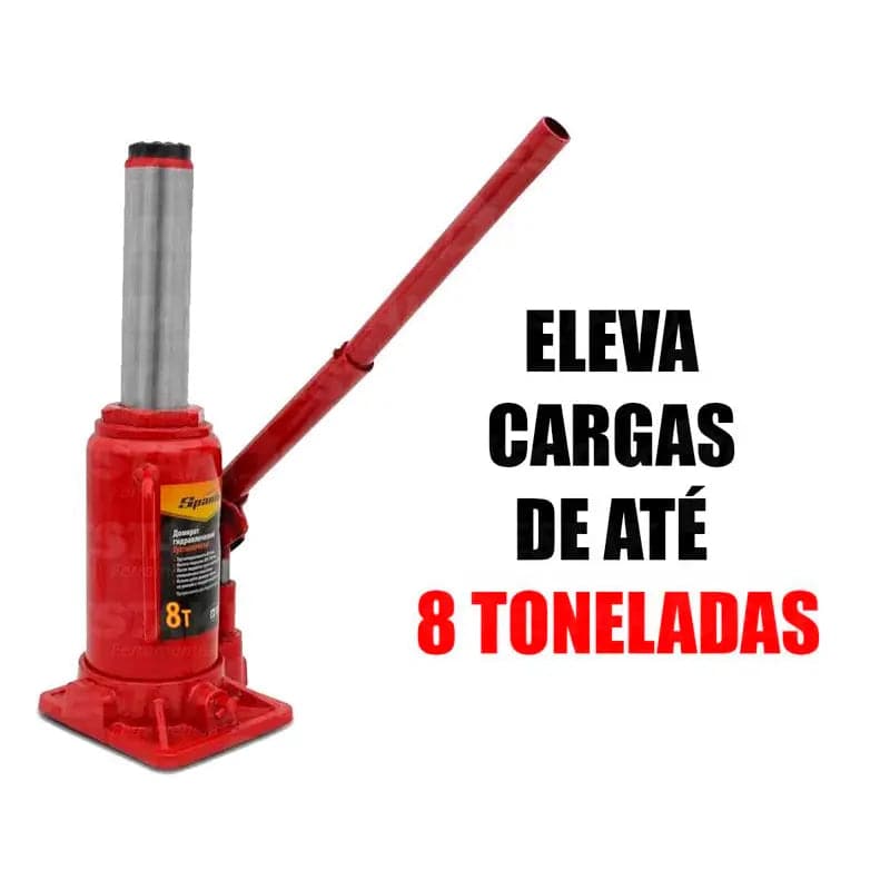 MACACO HIDRAULICO TIPO GARRAFA 8T 385MM SPARTA Destak Ferramentas