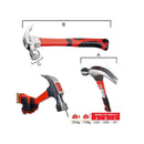 MARTELO MAGNETICO UNHA 450G CABO EMBORRACHADO Destak Ferramentas