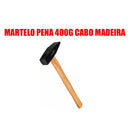 Martelo Pena 400 G Cabo Em Madeira Mtx