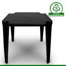 MESA MONOBLOCO QUADRADA PRETA Destak Ferramentas