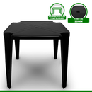 MESA MONOBLOCO QUADRADA PRETA Destak Ferramentas