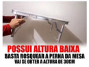 Mesa Dobrável Camping e Praia 60x45+ Brindes