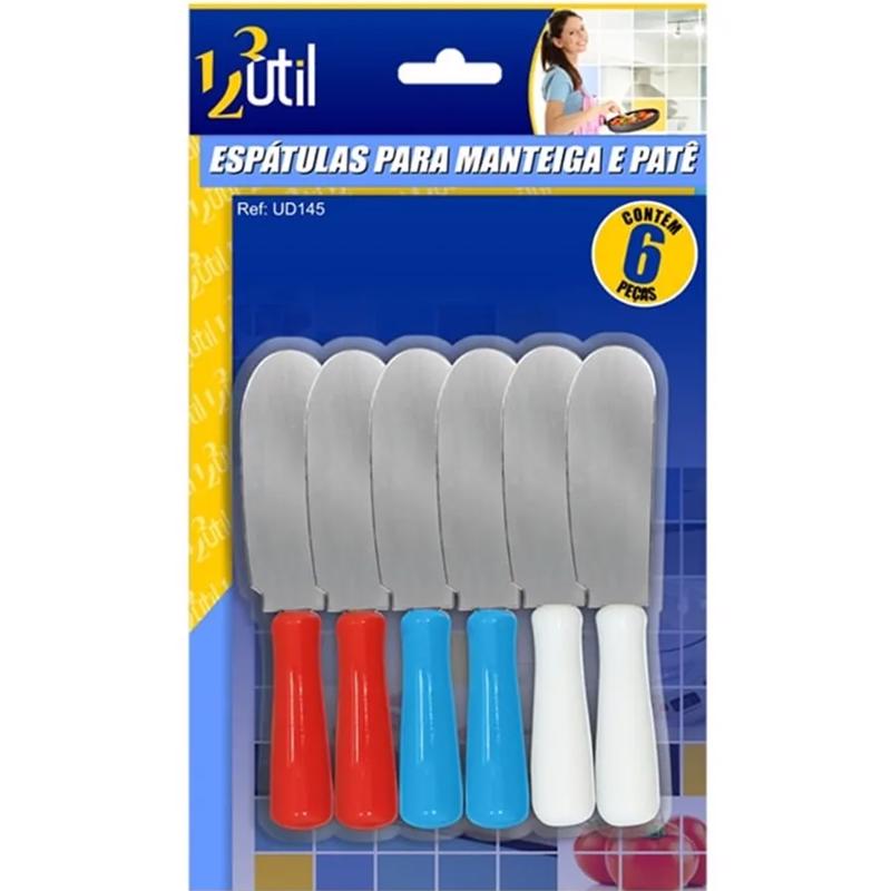 Mini Espátula Raspador Torrada Pão Espalhador Queijo Manteiga Patê Cozinha Café da Manhã
