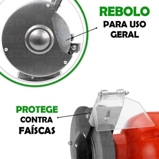 Moto Esmeril De Bancada 6 Polegadas 300W