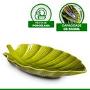 FOLHA DECORATIVA 21,5CM PORCELANA BRANCA Destak Ferramentas