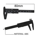 Paquimetro Para Design Sobrancelha Jóias Eletrônicos 80mm Plástico Western