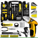 Kit Parafusadeira Elétrica 4.8v Com Kit Ferramenta 200 Peças