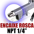 Pistola De Pintura Gravidade Tanque Alto 600ml Stels