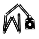 Régua Universal De Liga De Alumínio Multi-ângulos Ferramenta De Medição