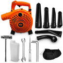 Soprador Aspirador Triturador De Folhas Motor A Gasolina 2t 26cc