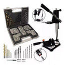 Suporte Furadeira Bancada Com Morsa Sparta + 300 Peças Mtx