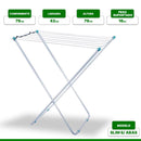 Varal de Chão Pequeno Portatil Retratil De Roupa Para Apartamento Mor