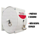 Varal de Roupas Recolhível Retrátil Parede 30m Automático