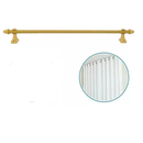 Varão suporte de Cortina De Ilhós 19mm 1,5 Metros Marfim