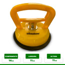 Ventosa Simples Alta Sucção 40kg Vidros Mármores E Pisos