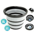 Balde Retrátil Dobrável Silicone 5 Litros