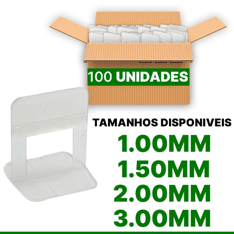 ESPAÇADOR NIVELADOR 100 PEÇAS Destak Ferramentas