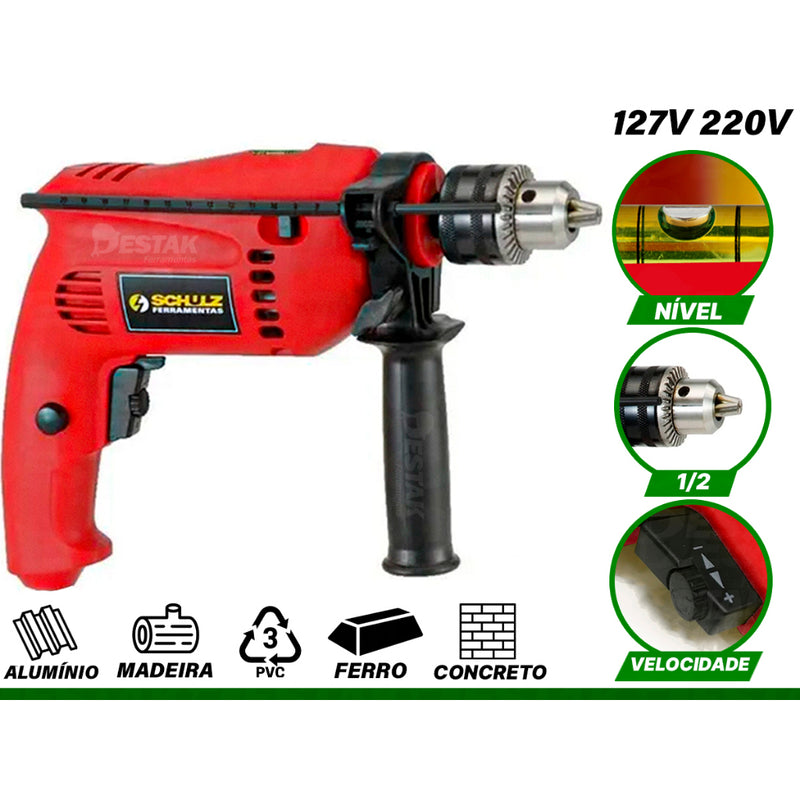Furadeira Impacto Plus Fl500P Schulz