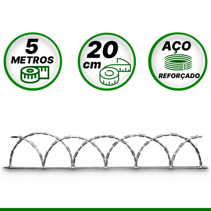 Concertina Para Muro Cerca Muro Concertina Meia Lua