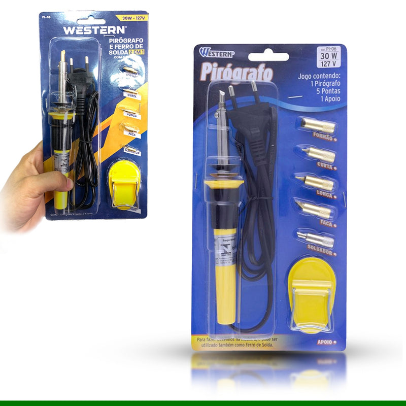 Pirografo Ferro Solda 30W