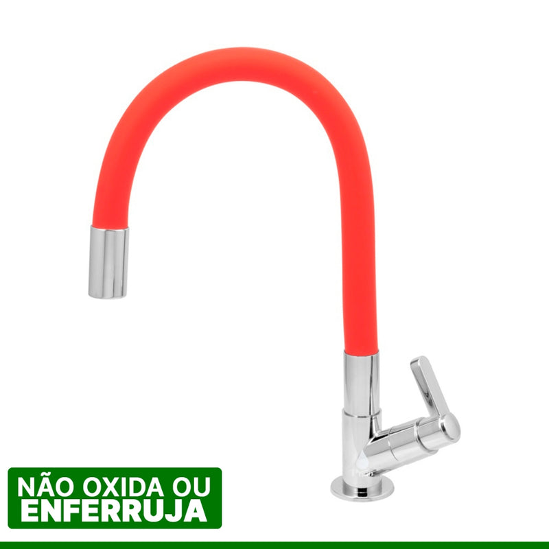 Torneira Bancada Silicone Flexivel  Sn04 Snel Metais