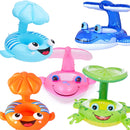 Boia Infantil Inflável com Fralda para Criança Cobertura para proteção do Sol - Snel