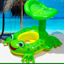 Boia Infantil Inflável com Fralda para Criança Cobertura para proteção do Sol - Snel