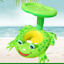 Boia Infantil Inflável com Fralda para Criança Cobertura para proteção do Sol - Snel