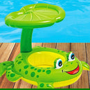 Boia Infantil Inflável com Fralda para Criança Cobertura para proteção do Sol - Snel