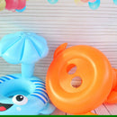 Boia Infantil Inflável com Fralda para Criança Cobertura para proteção do Sol - Snel
